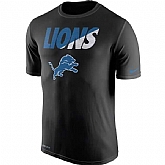 Detroit Lions Nike Black Legend Staff Practice Performance WEM T-Shirt,baseball caps,new era cap wholesale,wholesale hats